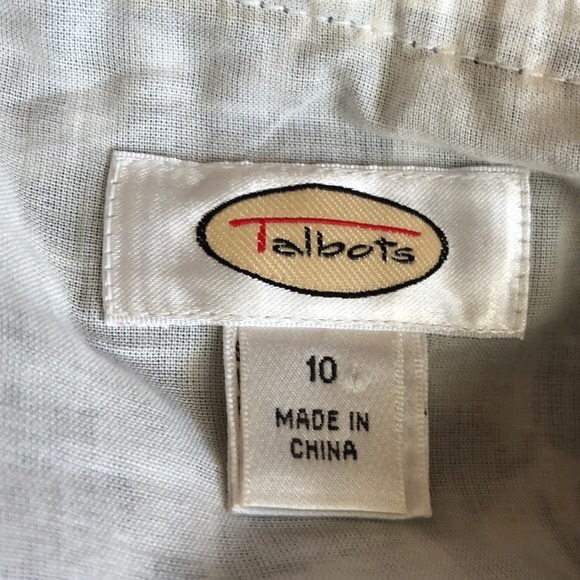 Talbots Spring PurpleFloral Skirt Size 10 - Picture 4 of 5